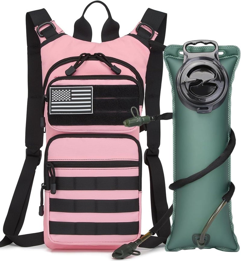 ATBP Insulated Water Hydration Pack Bag with 3L TPU Bladder Tactical Molle Hydration Backpack for Hiking Cycling Running - Image 1